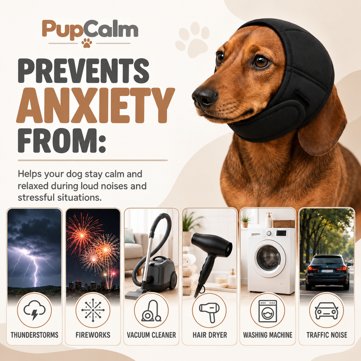 PupCalm Calming Ear Muffs